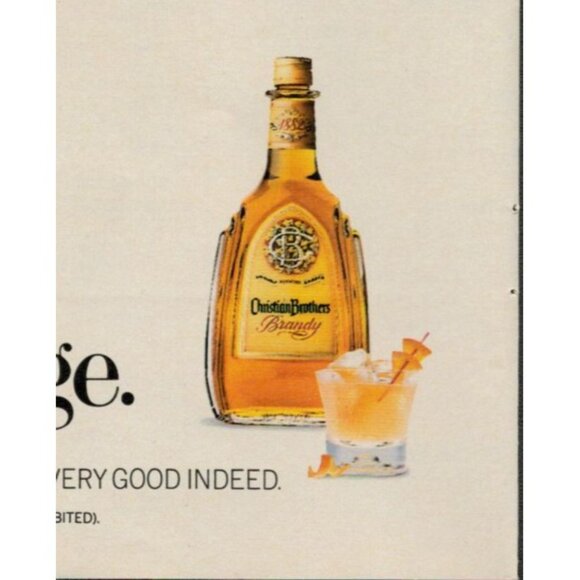 1988 Christian Brothers Brandy f/ Chuck Berry Vintage Print Ad (L15) - Picture 3 of 3